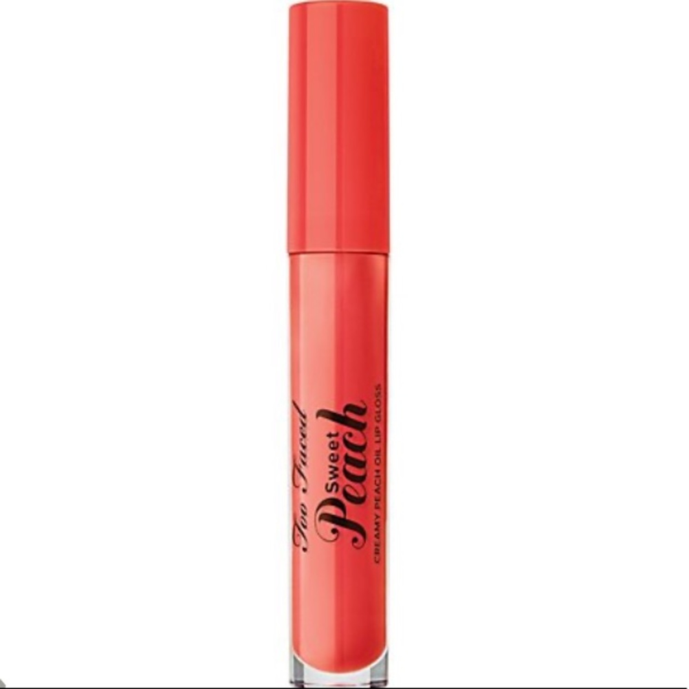 2/$22 Too Faced Sweet Peach Lip Gloss